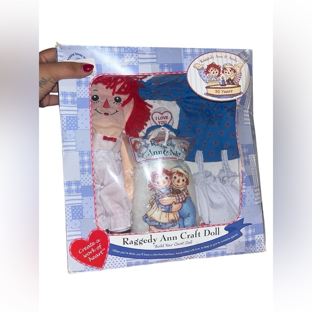 Raggedy Ann Craft Doll Kit - Red and White